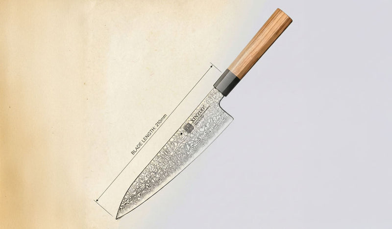 Schéma d'un couteau utilitaire
